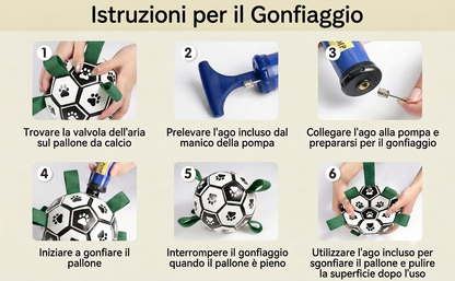 Palla da Calcio per Cani con Impugnature