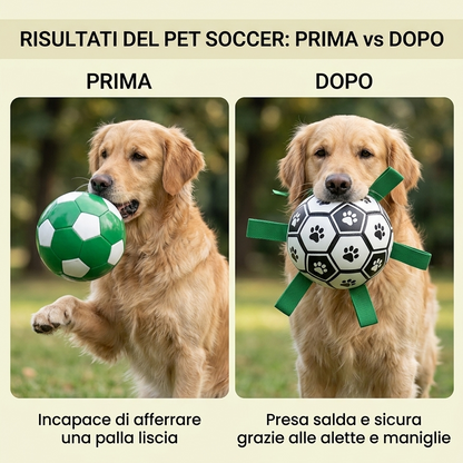 Palla da Calcio per Cani con Impugnature
