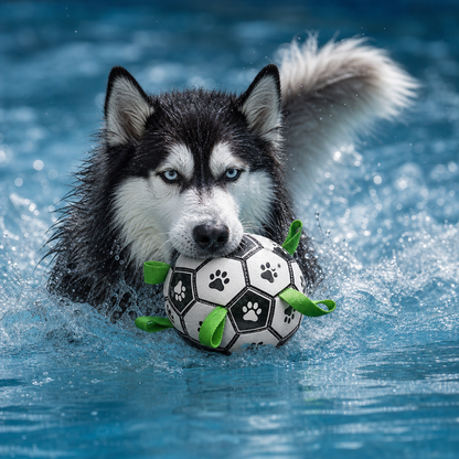 Palla da Calcio per Cani con Impugnature